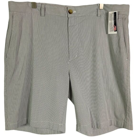 NWT Vineyard Vines 9" Pincord Stripe Breaker Shorts in Anchor Gray stripe, sz 38 - Picture 2 of 15